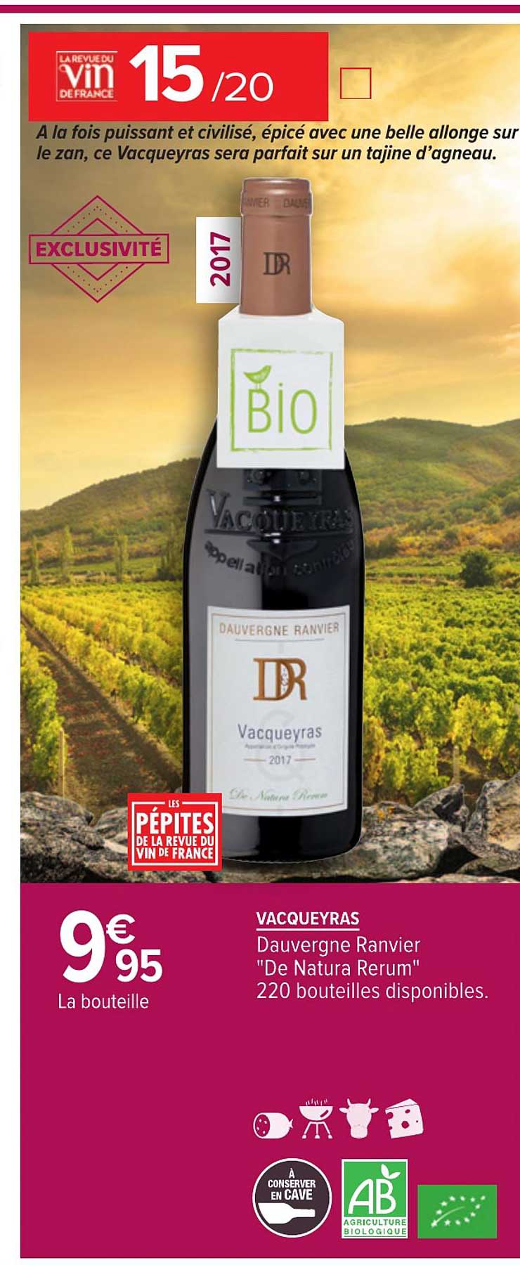 vacqueyras dauvergne ranvier de natura rerum