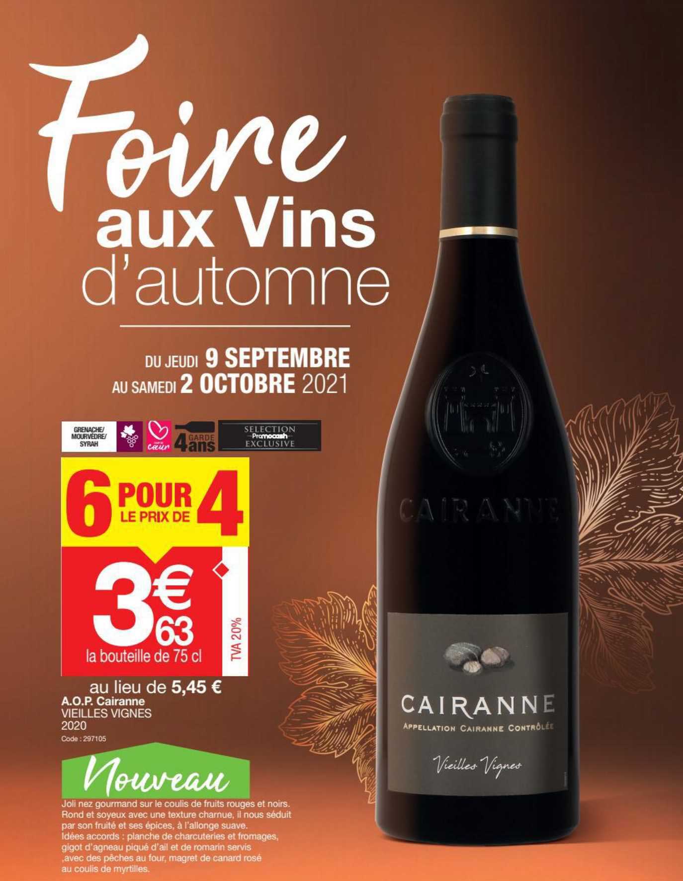 a.o.p. cairanne vieilles vignes 2020