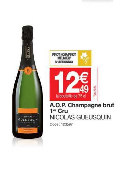 a.o.p. champagne brut 1er cru nicolas gueusquin