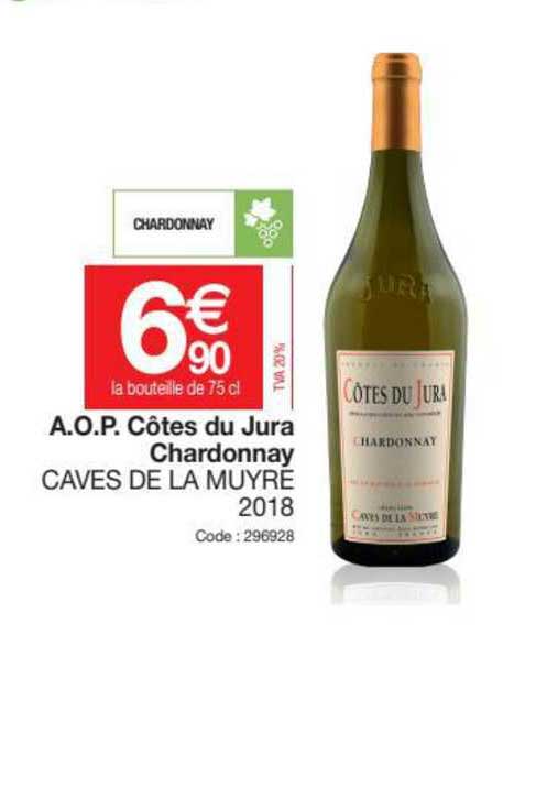 a.o.p. côtes du jura chardonnay caves de la muyre 2018