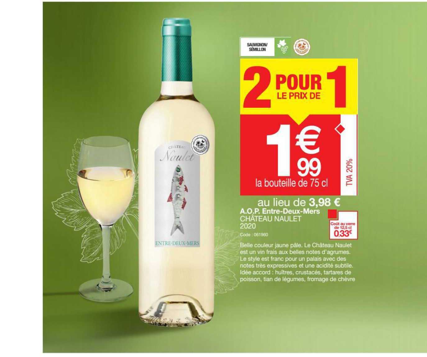 a.o.p. entre-deux-mers château naulet 2020