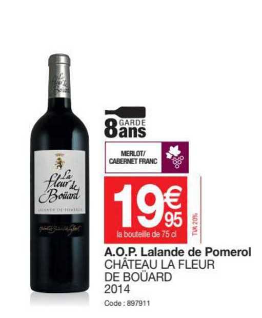 a.o.p. lalande de pomerol château la fleur de boüard