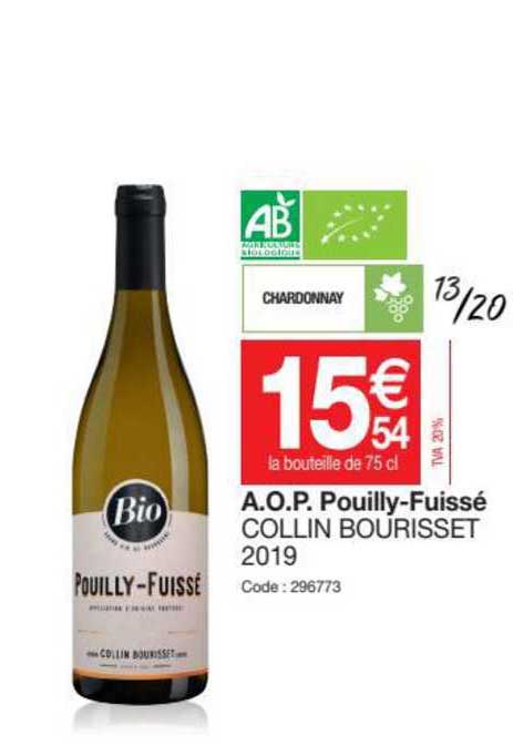 a.o.p. pouilly-fuissé collin bourisset 2019