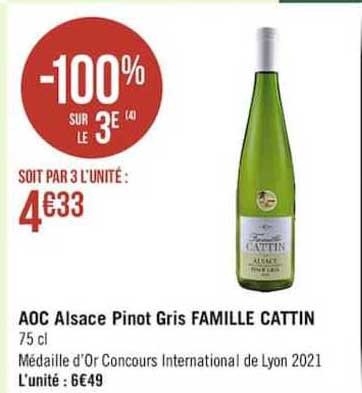 aoc alsace pinot gris famille cattin