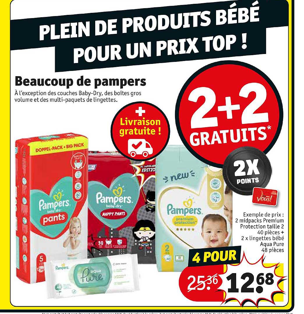 beaucoup de pampers