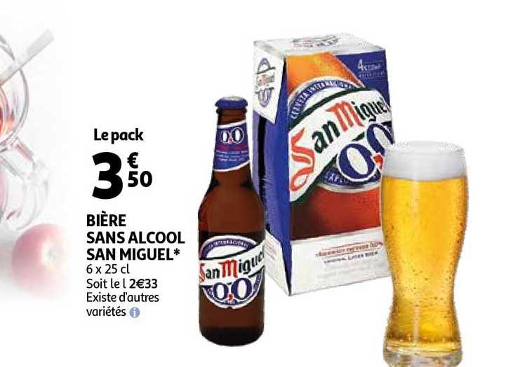 Bière Sans Alcool San Miguel