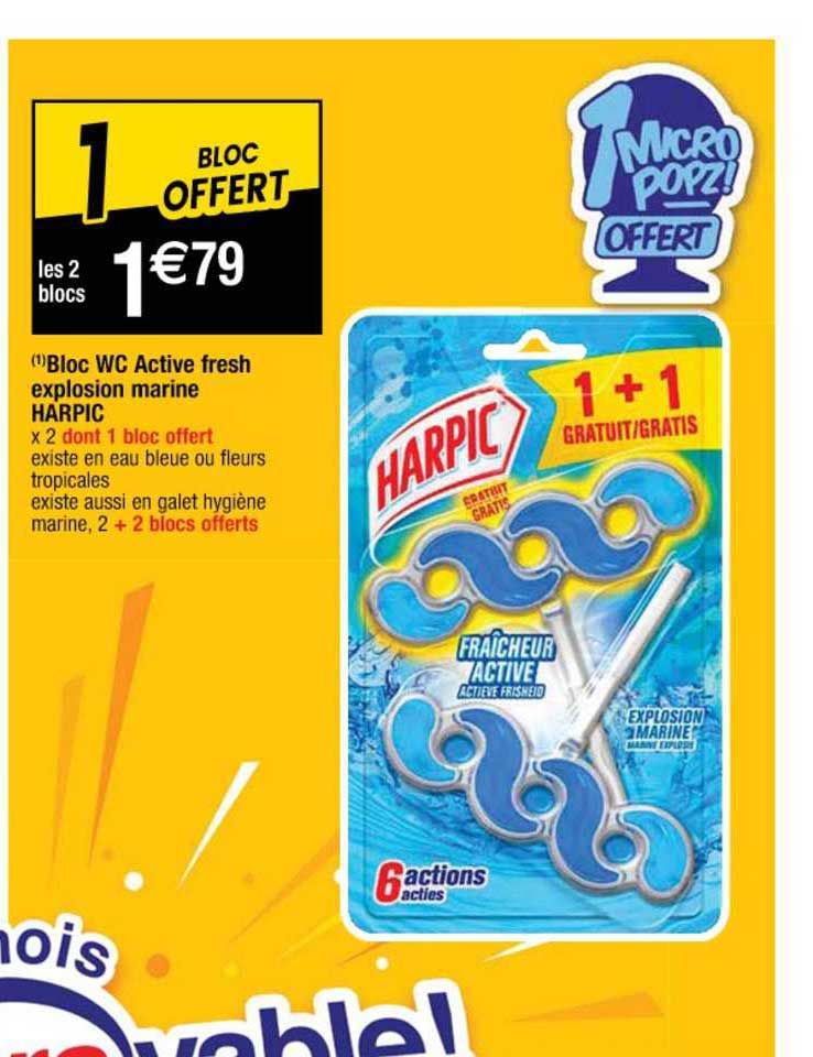 bloc wc activ fresh explosion marine harpic