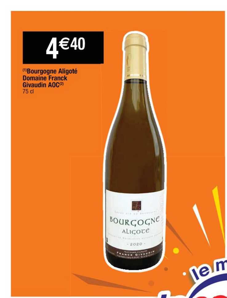 bourgogne aligoté domaine franck givaudin aoc