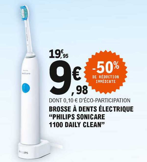 brosse à dents électrique "philips sonicare 1100 daily clean"