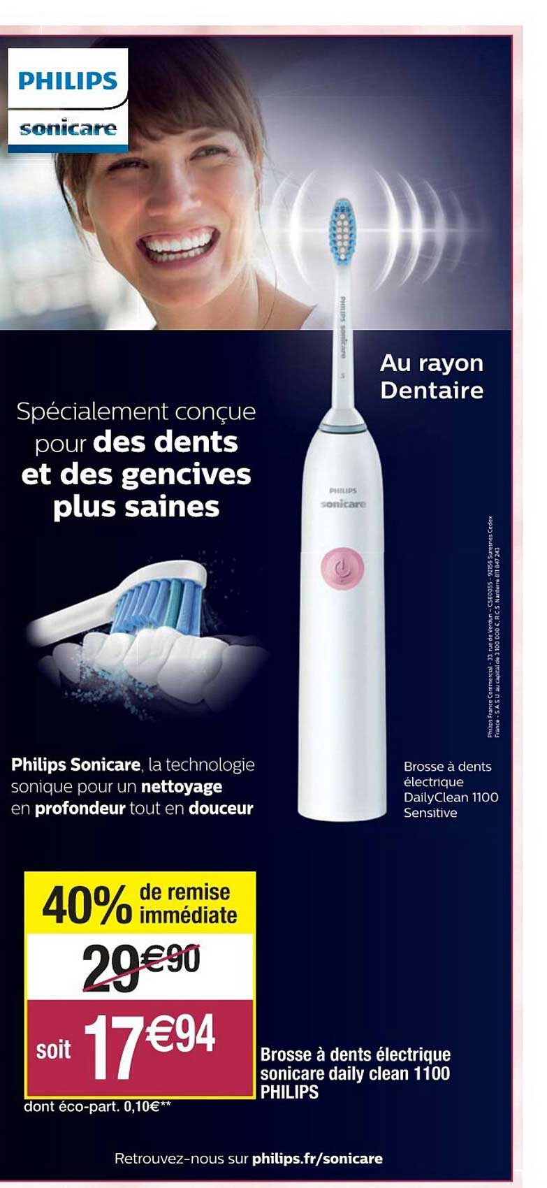 brosse à dents électrique sonicare daily clean philips