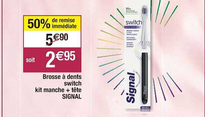Brosse à Dents Switch Kit Manche + Tête Signal