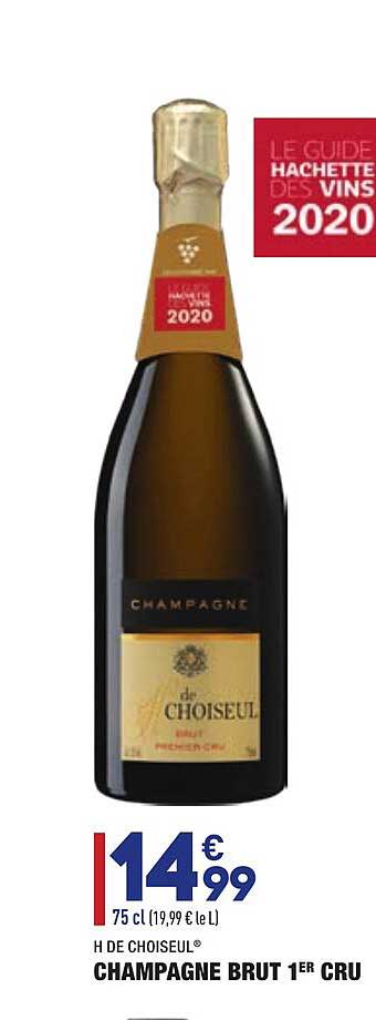 Champagne Brut 1er Cru H De Choiseul