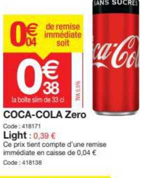 coca-cola zero, light