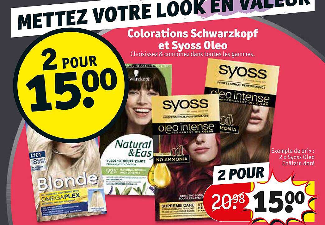 Colorations Schwarzkopf Et Syoss Oleo