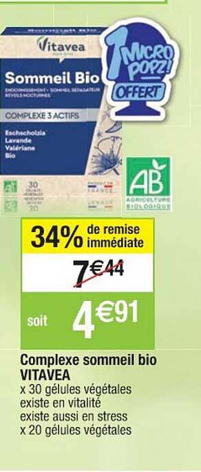 complexe sommeil bio vitavea
