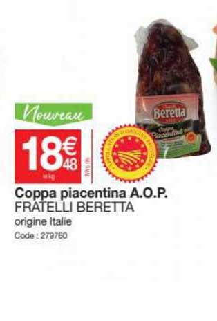 coppa piacentina a.o.p. fratelli beretta