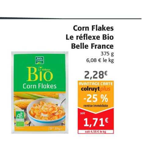 corn flakes le réflex bio belle france
