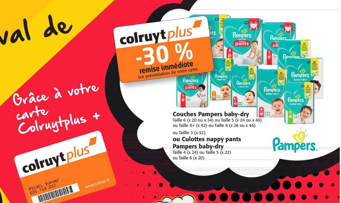 couches pampers baby-dry ou culottes nappy pants pampers baby-dry
