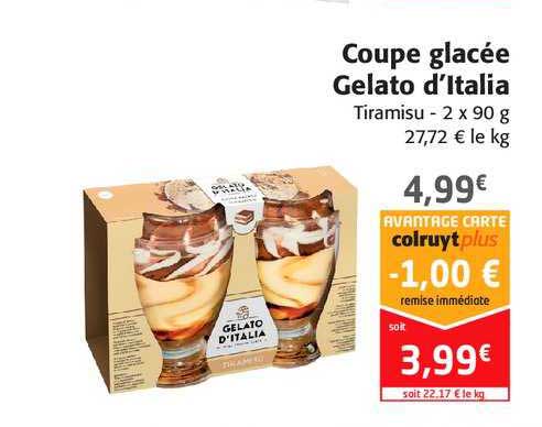 coupe glacée gelato d'italia