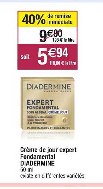 Crème De Jour Expert Fondamental Diadermine