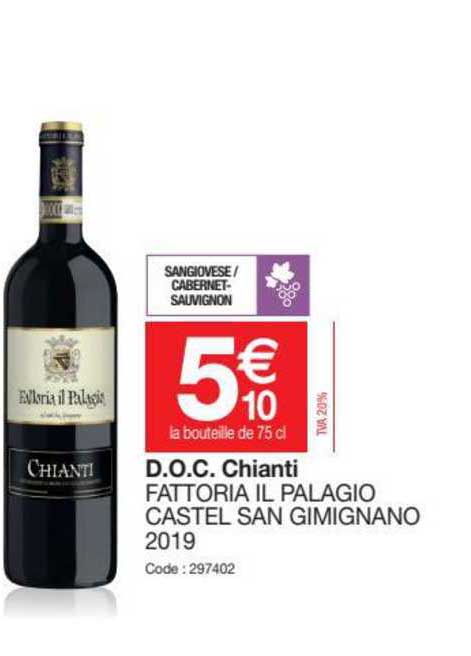 d.o.c. chianti fattoria il palagio castel san gimignano 2019