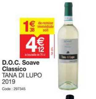 d.o.c. soave classico tana di lupo 2019