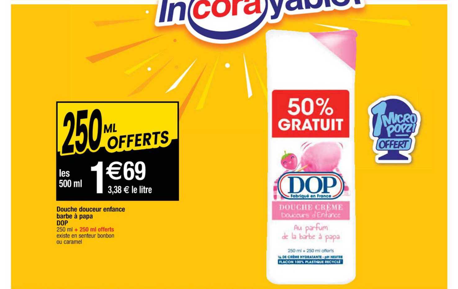 douche douceur enfance barbe à papa dop