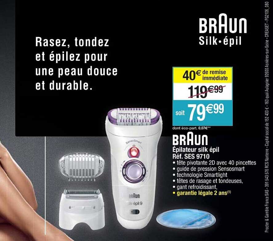 épilateur silk épil braun réf. ses 9710