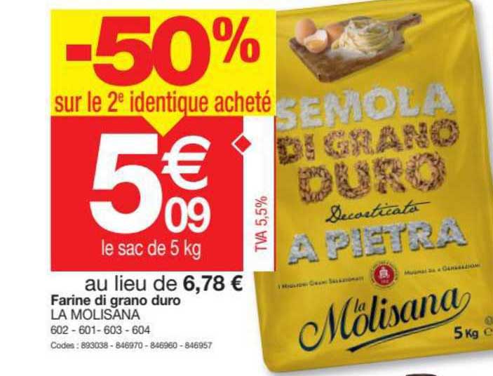 farine di grano duro la molisana