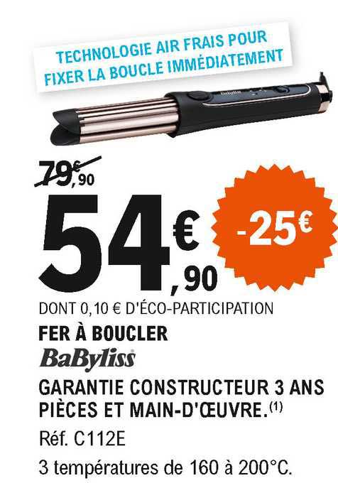 fer à boucler babyliss
