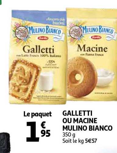 galletti ou macine mulino bianco