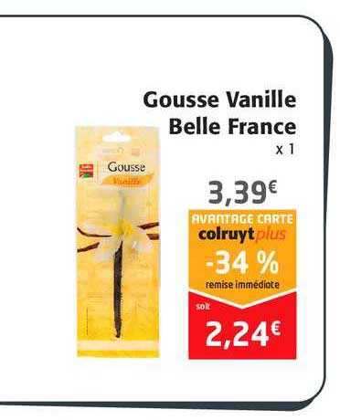 gousse vanille belle france