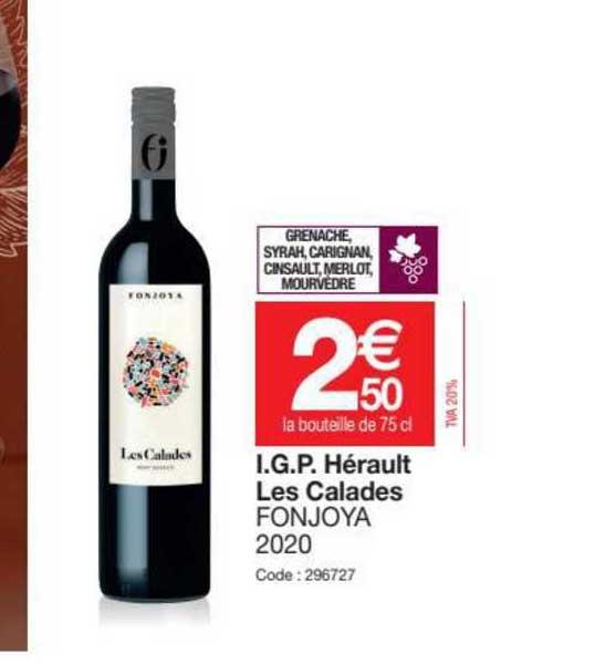 i.g.p. hérault les calades fonjoya