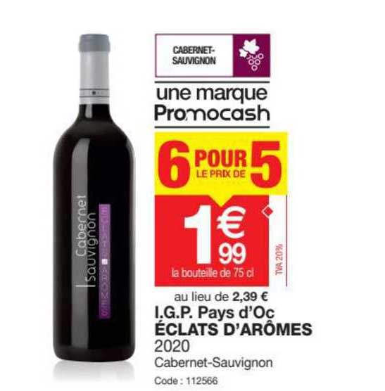 i.g.p. pays d'oc éclats d'arômes 2020