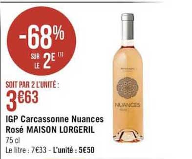 igp carcassonne nuances rosé maison lorgeril