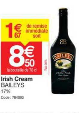 irish cream baileys