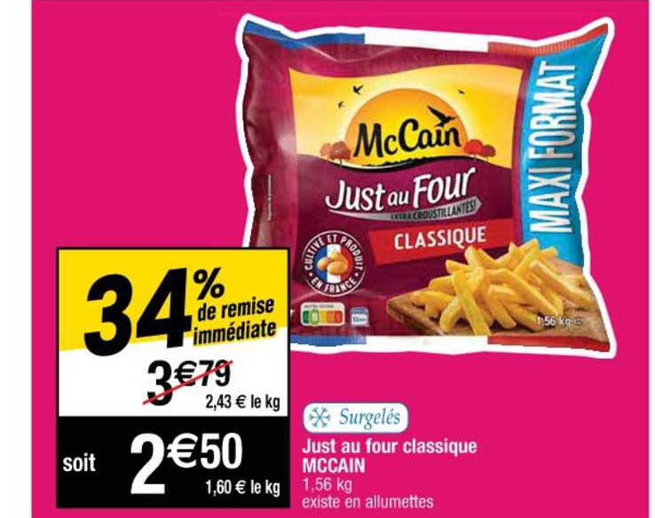 just au four classique mc cain