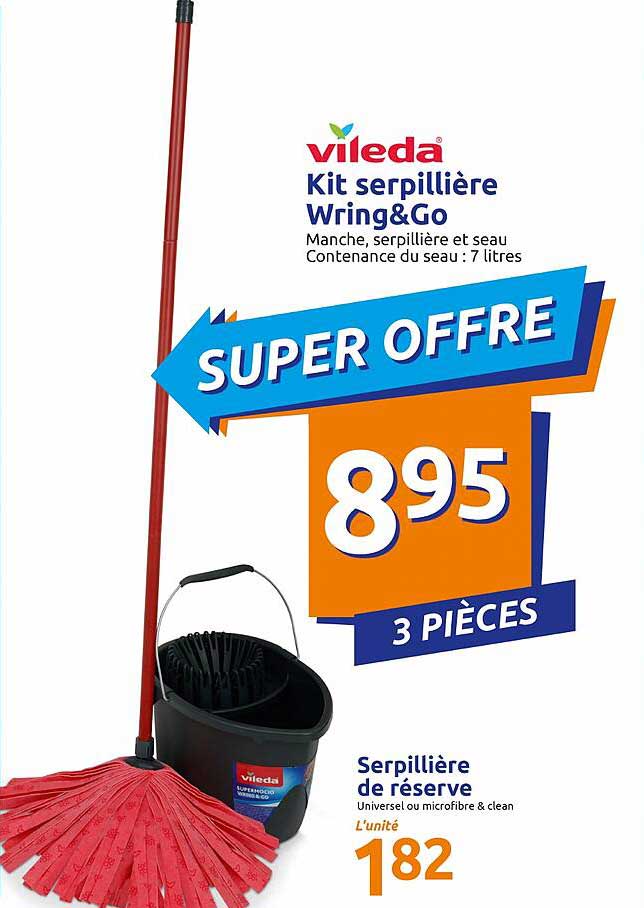 Kit Serpillière Wring & Go Vileda