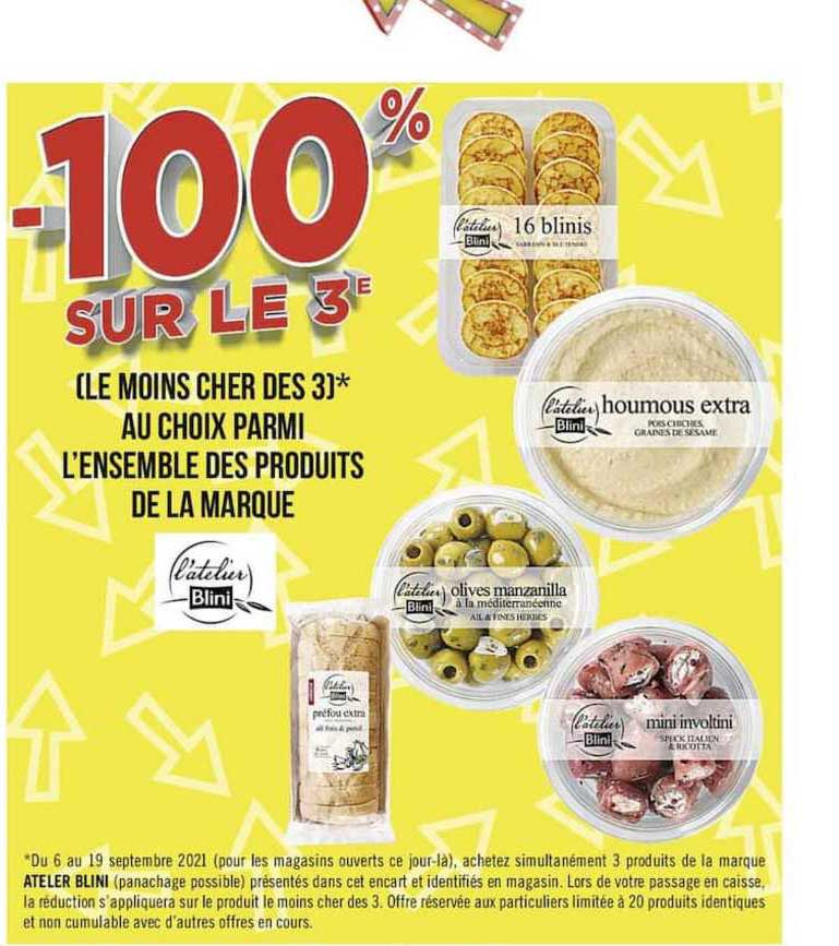 l'ensemble des produits de la marque l'atelier blini