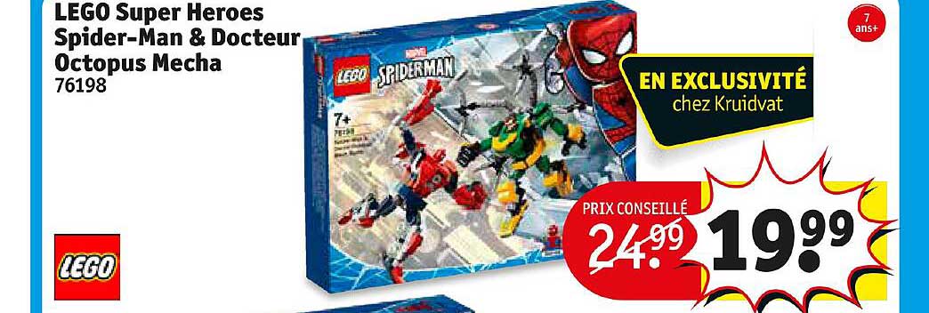 lego super heroes spider-man & docteur octopus mecha