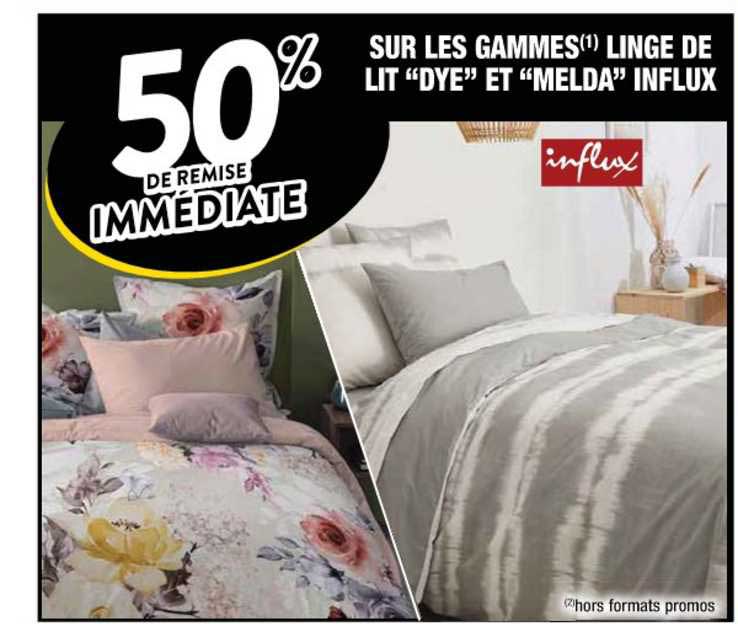 Les Gammes Linge De Lit "dye" Et "melda" Influx