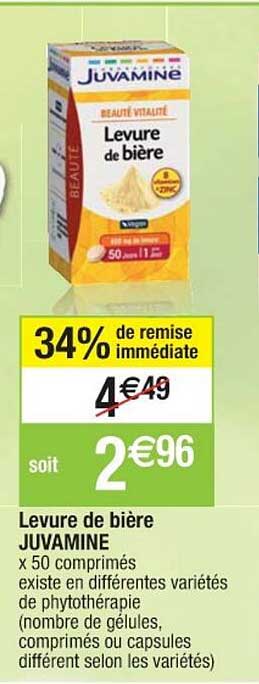 levure de bière juvamine