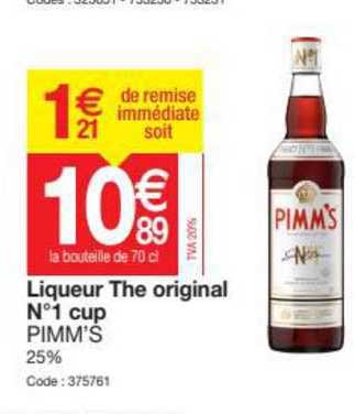Liqueur The Oriignal N°1 Cup Pimm's