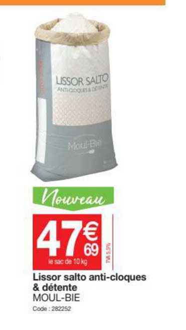 Lissor Salto Anti-cloques & Détente Moul-bie