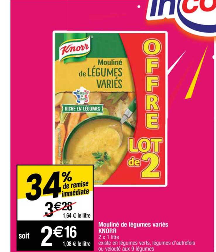 Mouliné De Légumes Variés Knorr