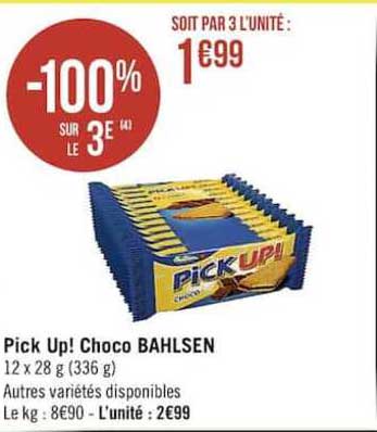 pick up! choco bahlsen