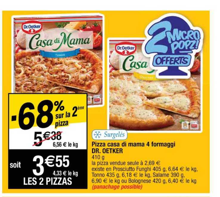 pizza casa di mama 4 formaggi dr. oetker