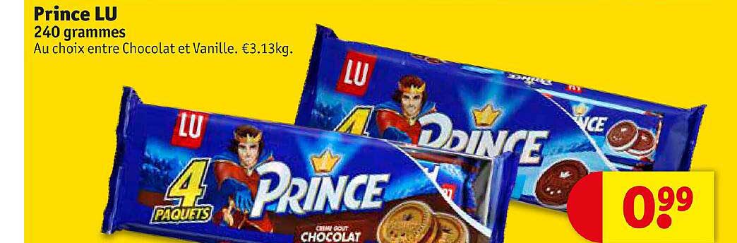 prince lu 240 grammes