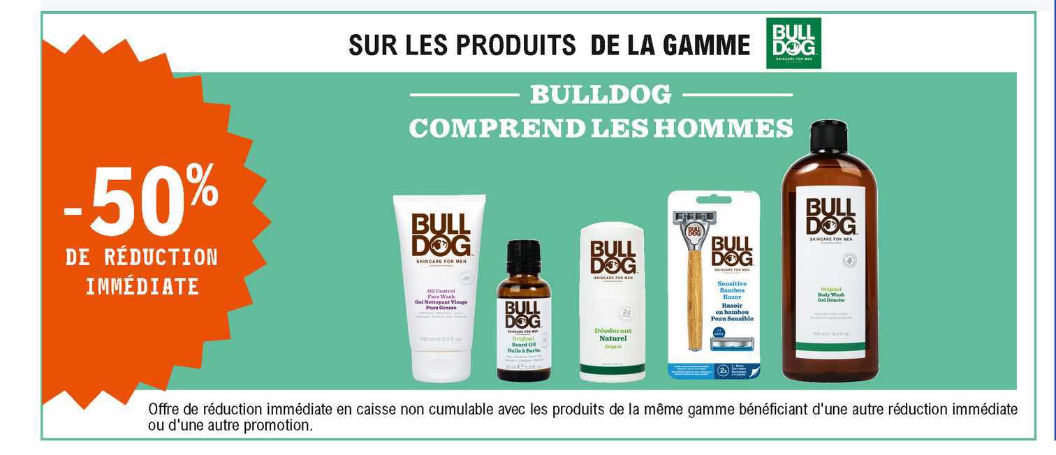 produits de la gamme bull dog