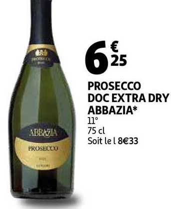 prosecco doc extra dry abbazia